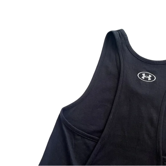 Under Armour Women’s XSmall Black Softball Logo Bar, Athletic Loose Fit Tank Top - Picture 14 of 16